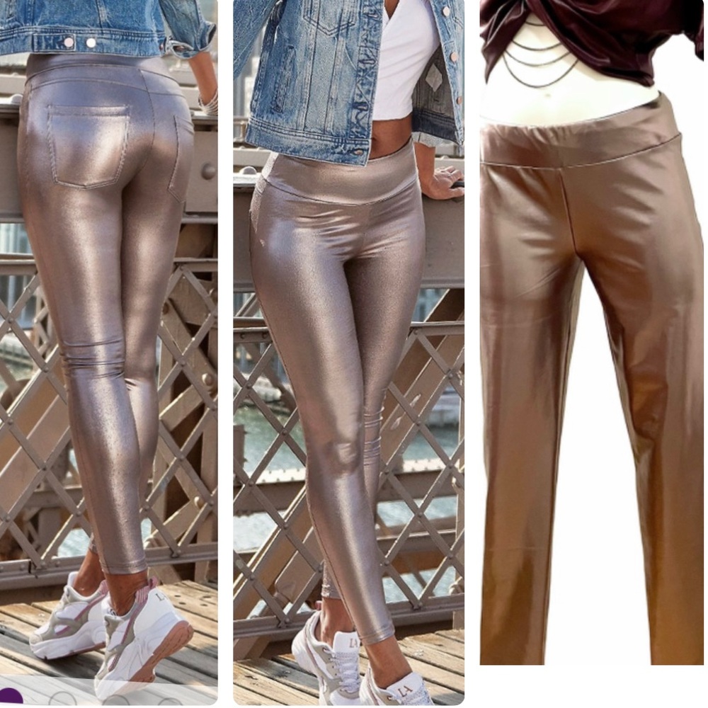 Lascana Metallic High Waist leggings (8/10)